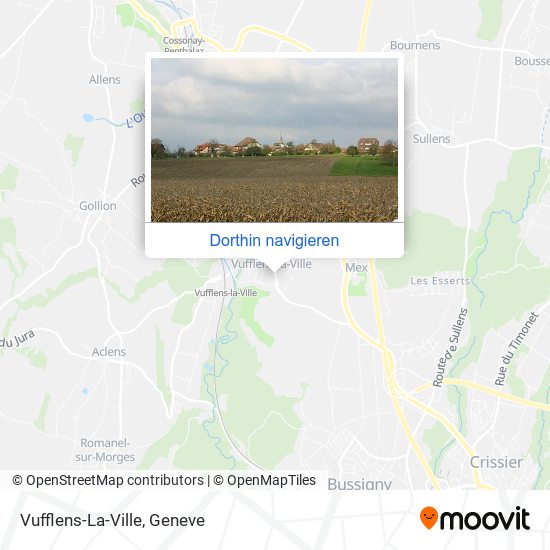 Vufflens-La-Ville Karte