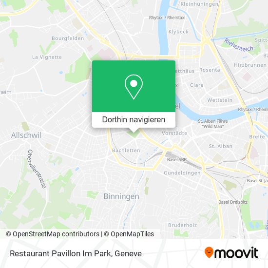 Restaurant Pavillon Im Park Karte