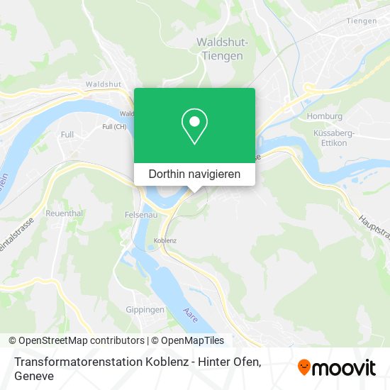 Transformatorenstation Koblenz - Hinter Ofen Karte
