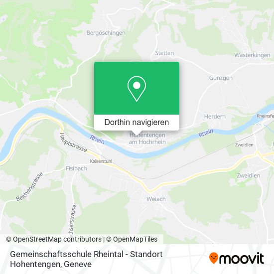 Gemeinschaftsschule Rheintal - Standort Hohentengen Karte