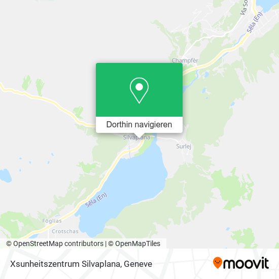 Xsunheitszentrum Silvaplana Karte