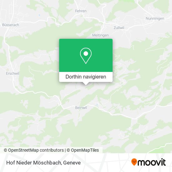 Hof Nieder Möschbach Karte