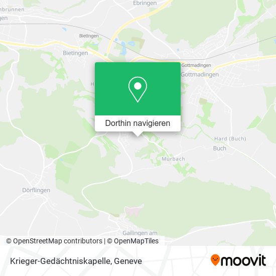 Krieger-Gedächtniskapelle Karte