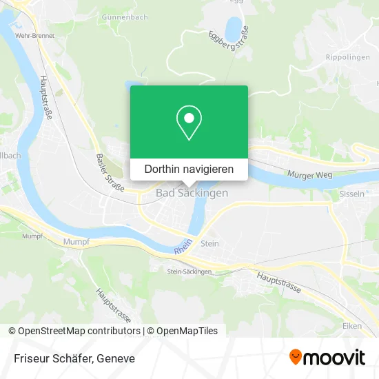 Friseur Schäfer Karte