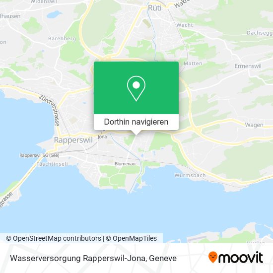 Wasserversorgung Rapperswil-Jona Karte