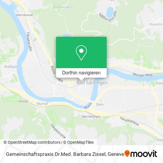 Gemeinschaftspraxis Dr.Med. Barbara Zissel Karte