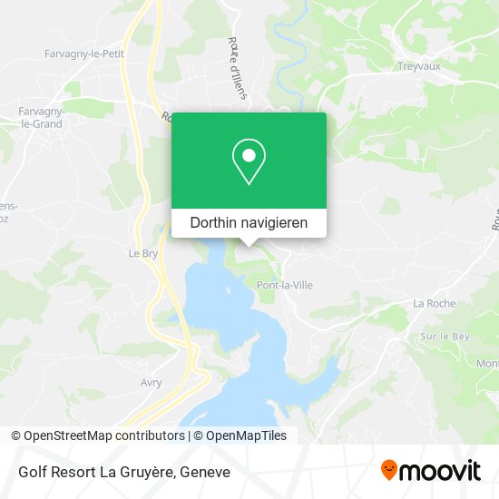 Golf Resort La Gruyère Karte