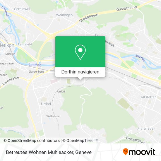 Betreutes Wohnen Mühleacker Karte