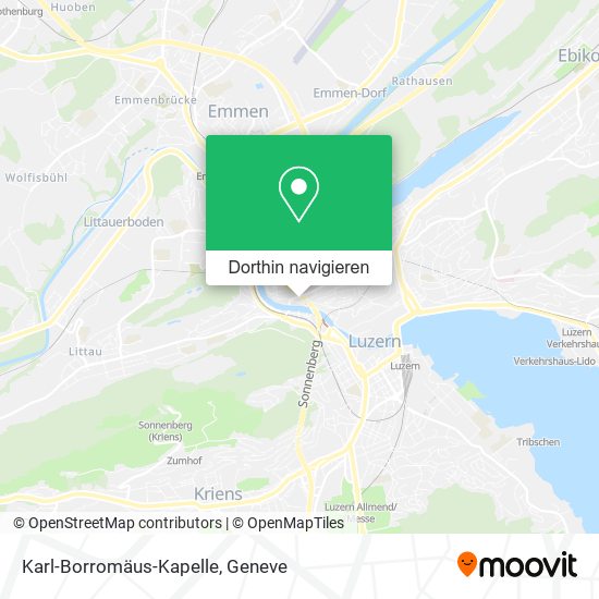 Karl-Borromäus-Kapelle Karte