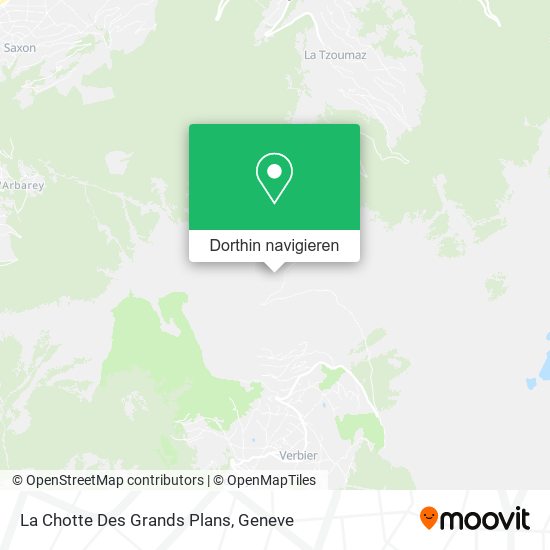 La Chotte Des Grands Plans Karte