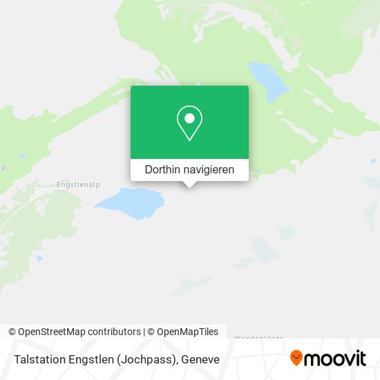 Talstation Engstlen (Jochpass) Karte