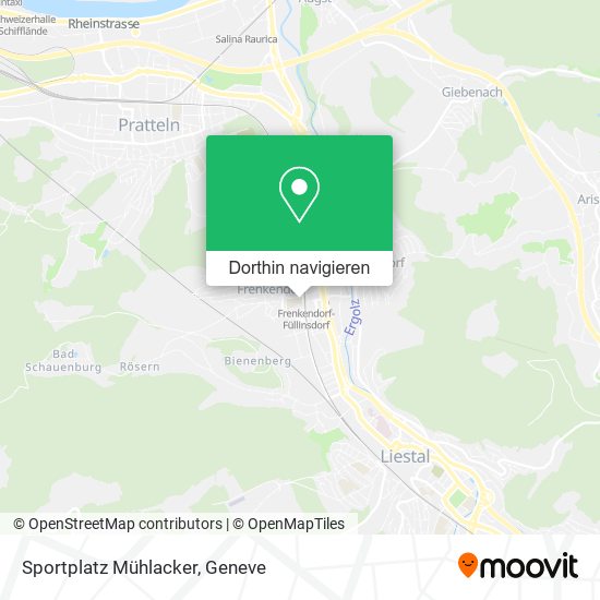 Sportplatz Mühlacker Karte
