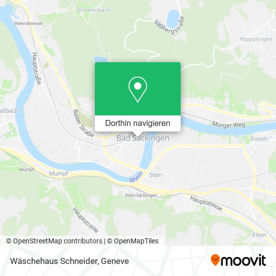 Wäschehaus Schneider Karte