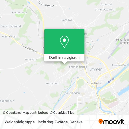 Waldspielgruppe Lischtring-Zwärge Karte