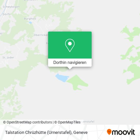 Talstation Chrüzhütte (Urnerstafel) Karte