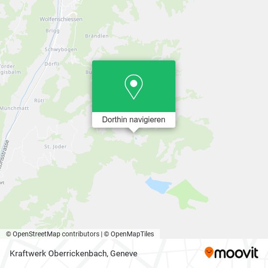 Kraftwerk Oberrickenbach Karte
