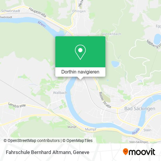 Fahrschule Bernhard Altmann Karte