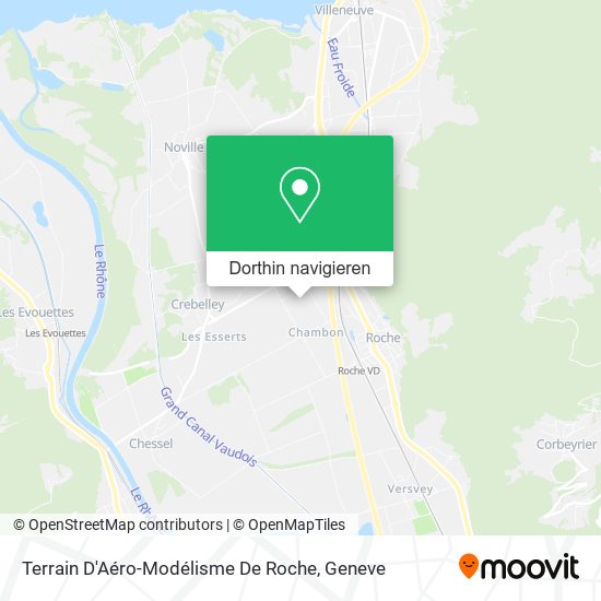 Terrain D'Aéro-Modélisme De Roche Karte