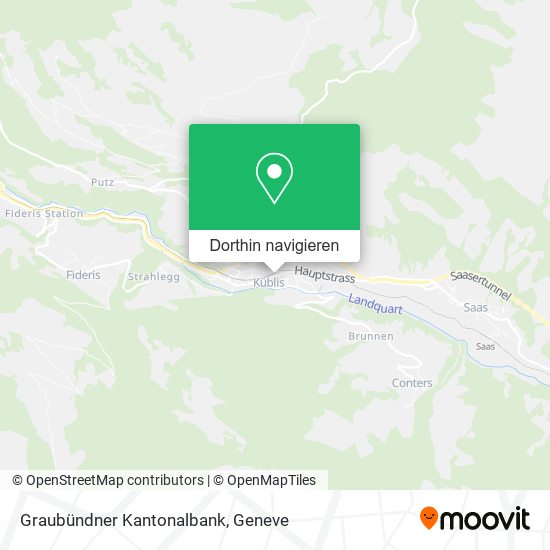 Graubündner Kantonalbank Karte
