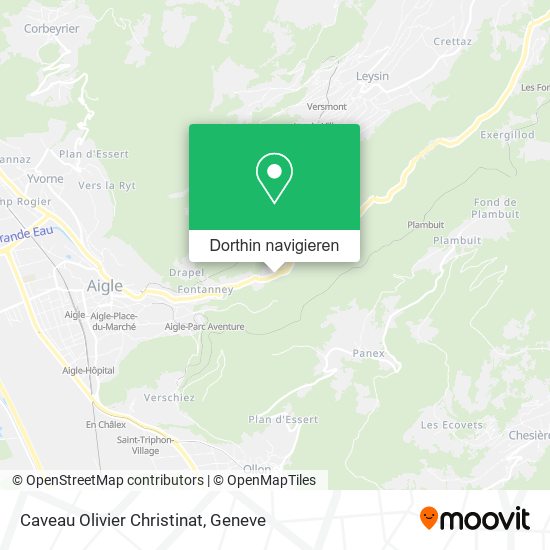 Caveau Olivier Christinat Karte