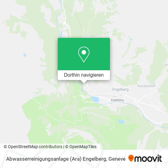 Abwasserreinigungsanlage (Ara) Engelberg Karte