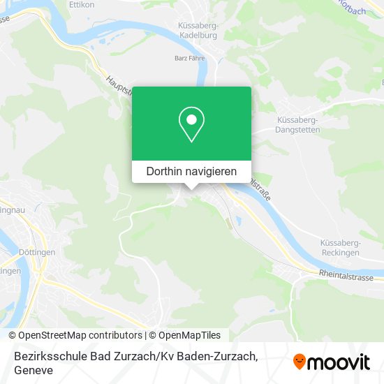 Bezirksschule Bad Zurzach / Kv Baden-Zurzach Karte