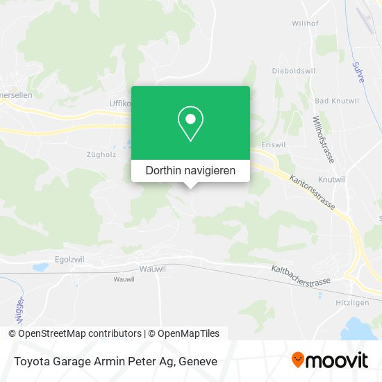 Toyota Garage Armin Peter Ag Karte