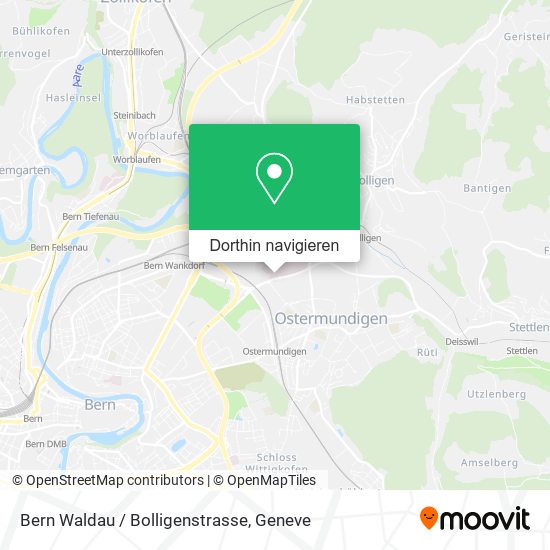 Bern Waldau / Bolligenstrasse Karte