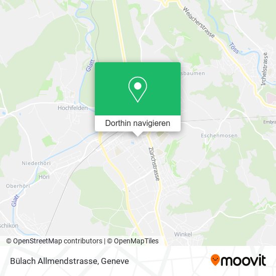 Bülach Allmendstrasse Karte