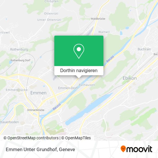 Emmen Unter Grundhof Karte