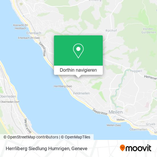 Herrliberg Siedlung Humrigen Karte