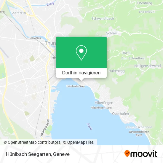 Hünibach Seegarten Karte