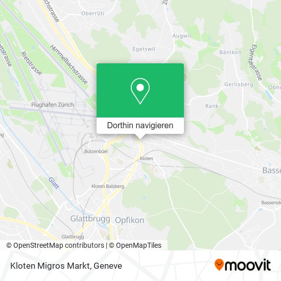 Kloten Migros Markt Karte