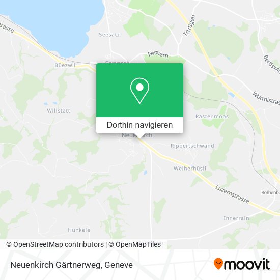 Neuenkirch Gärtnerweg Karte