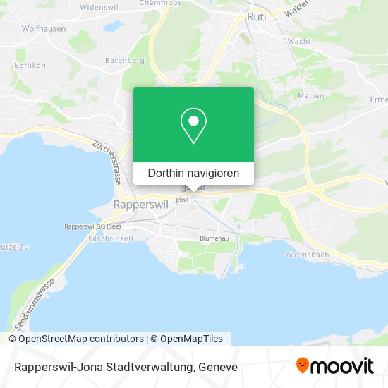 Rapperswil-Jona Stadtverwaltung Karte