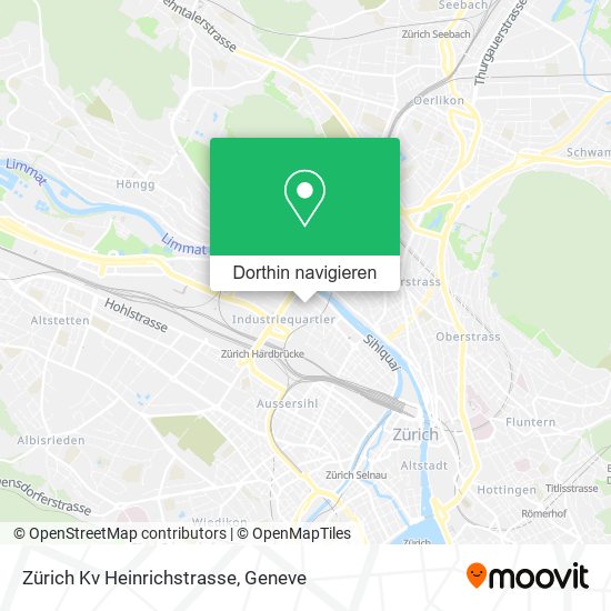 Zürich Kv Heinrichstrasse Karte