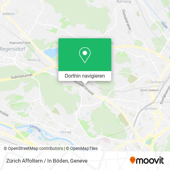 Zürich Affoltern / In Böden Karte