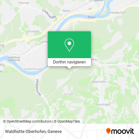 Waldhütte Oberhofen Karte