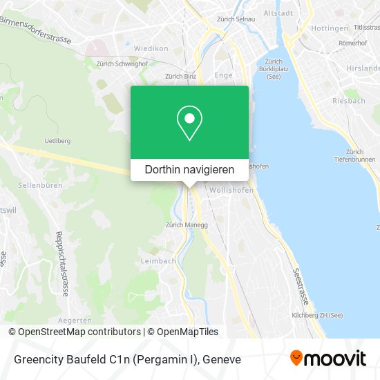 Greencity Baufeld C1n (Pergamin I) Karte