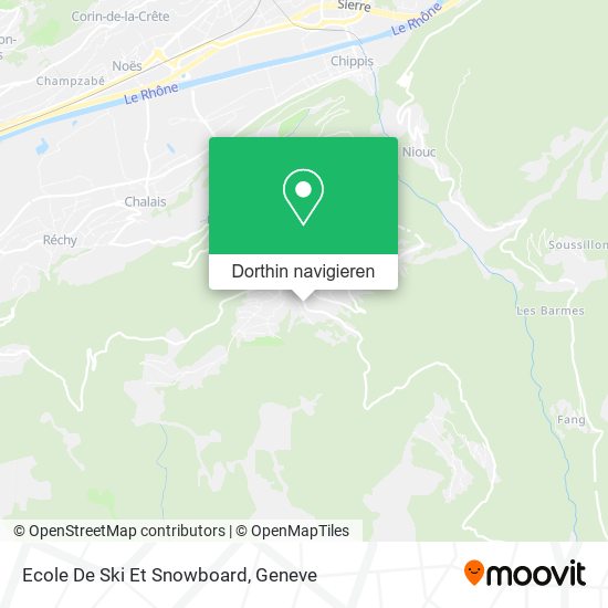 Ecole De Ski Et Snowboard Karte