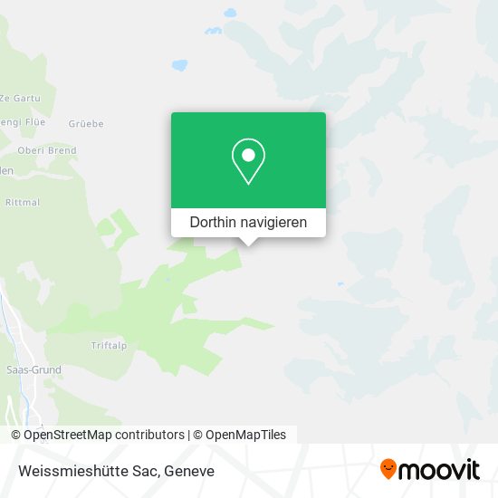 Weissmieshütte Sac Karte
