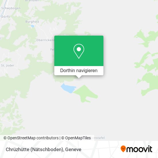 Chrüzhütte (Nätschboden) Karte