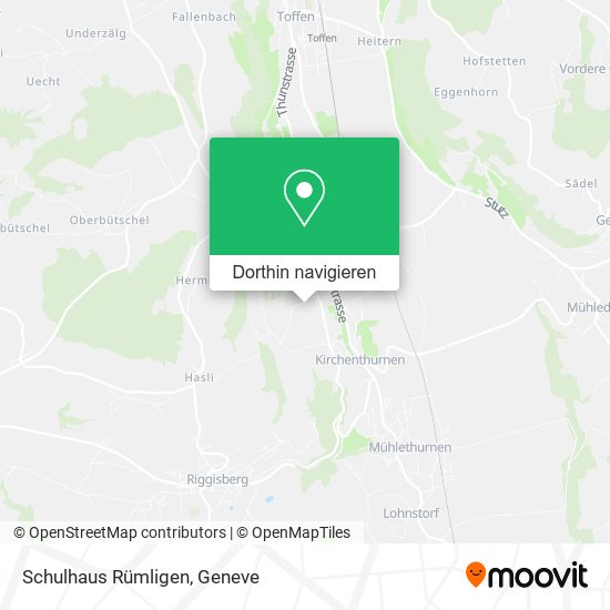 Schulhaus Rümligen Karte