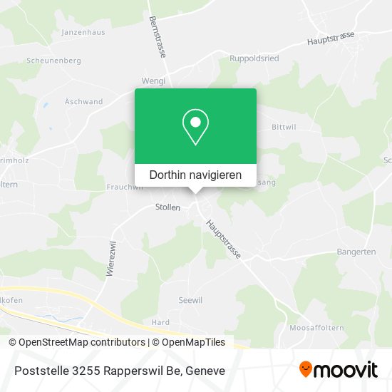 Poststelle 3255 Rapperswil Be Karte