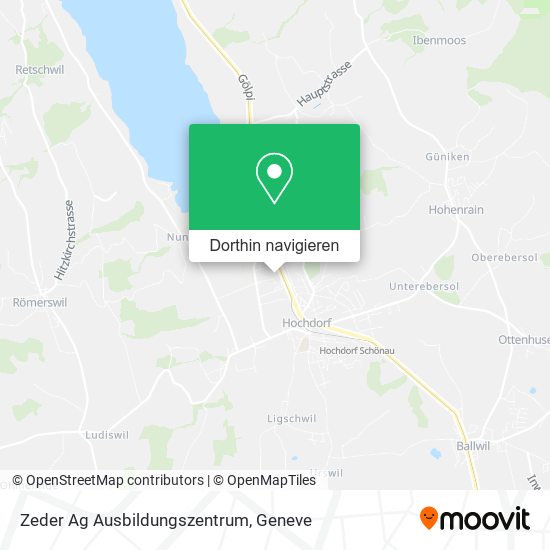 Zeder Ag Ausbildungszentrum Karte