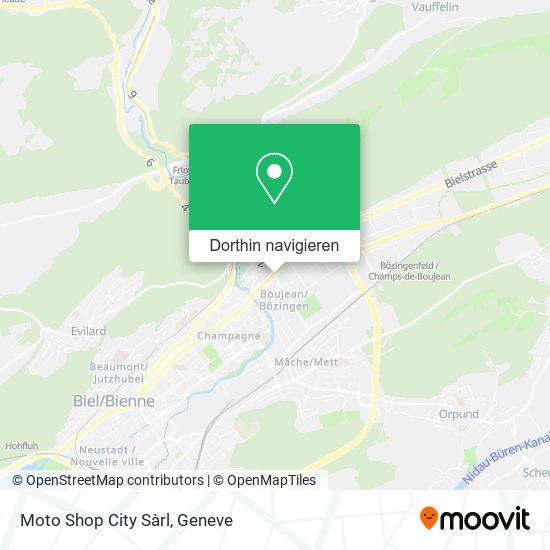 Moto Shop City Sàrl Karte