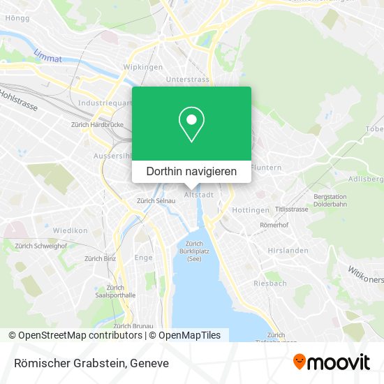 Römischer Grabstein Karte