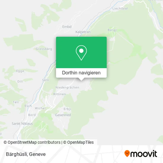 Bärghüsli Karte