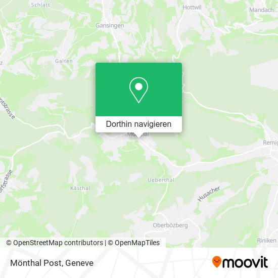 Mönthal Post Karte