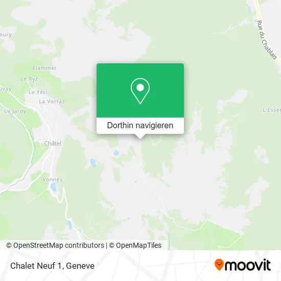 Chalet Neuf 1 Karte